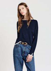 Джемпер Calliope GIROCOLLO CON PROFILI A CONTRASTO, Blu Notte/Dark Blue