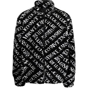 VERSACE JEANS COUTURE Бомбер с логотипом на молнии, Black