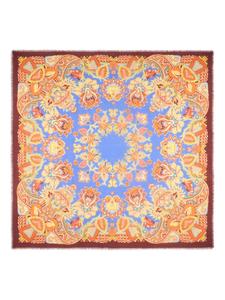 ETRO шаль с принтом, синий