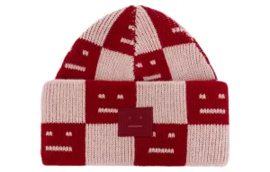 Джаккардовая вязаная шапка Acne Studios