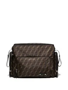 Сумка с меняющимся логотипом Fendi Kids, коричневый