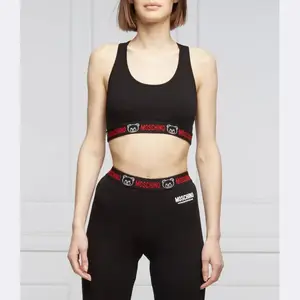 Облегающий топ Moschino, черный