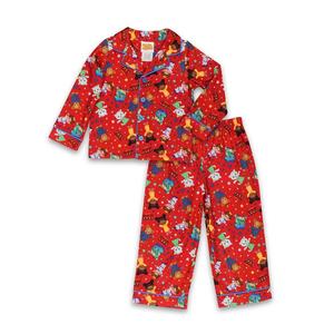 Пижама в стиле фланелевого пальто для малышей Daniel Tiger's Neighborhood, красный