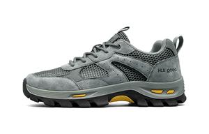 Повседневные низкие мужские туфли серо-песочного цвета HLA, Gray