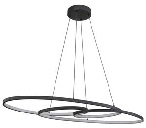 Светодиодный подвесной светильник Spira 100/36/122 см Globo, черный/белый