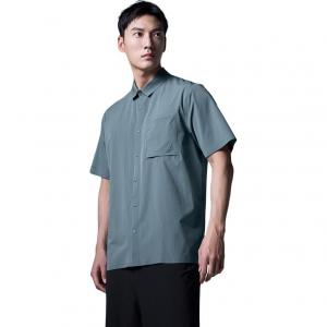 Рубашки мужские с острым воротником, средней толщины, другие Nautica, haze синий