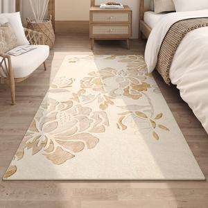 AOVOC Ковер 80х180 см из ПВХ в стиле ваби-саби для спальни/гостиной, MULANGXING Bedside Rug-02