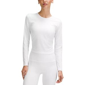 Футболка All It Takes Crop Top Women's Lululemon, белый