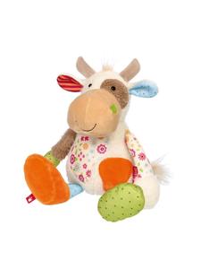 Мягкая плюшевая игрушка Sweety в стиле пэчворк, белого цвета