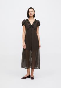 Платье GAP V NECK DRESS, Terra Brown/Brown