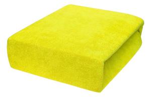 Лучшая для вас махровая простыня на резинке лимонно-желтого цвета, разные размеры 160x200 4myBaby GmbH