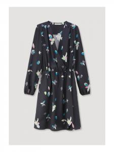 Длинное платье Hessnatur Mini Regular aus TENCEL Lyocell, синий