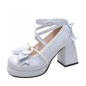 Туфли Мэри Джейн на массивном каблуке для женщин Boldi Kuki, Light Yellow