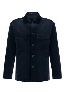 Рубашка на пуговицах классического кроя Boggi Milano, темно-синий