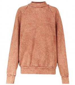 Толстовка из хлопкового флиса Les Tien, Mahogany Stone