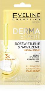 Eveline Cosmetics, Концентрированная формула, цветная вечерняя маска ВИТАМИН С, 8 мл