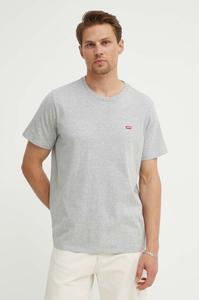 Хлопковая футболка Levi's, серый