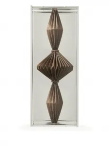 Скульптура double triballoon joia, 32,5х12,5х12,5 см, By Gabs, коричневый