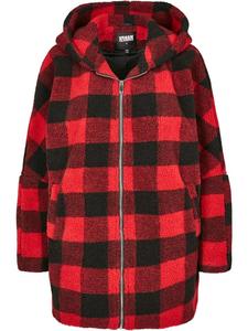 Пуховик Urban Classics, цвет firered/blk