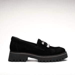 Женские лоферы Vanna черного цвета Softwaves, черный
