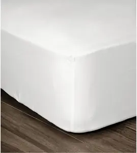 Простыня на резинке Lovely Home White Single bed 90 x 190 LOVELY HOME