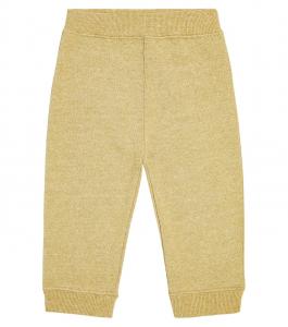 Спортивные брюки baby bram из смесового хлопка Bonpoint, бежевый