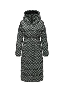 Стеганое пальто Niara Long Print Ragwear, пыльно-зеленый