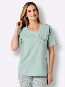 Пижамная рубашка цвета лайма и мяты WITT WEIDEN