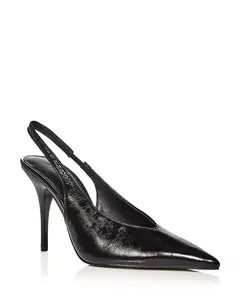 Женские туфли-лодочки лазурного цвета - эксклюзив Aqua, черный