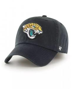 Мужская черная бейсболка с логотипом Jacksonville Jaguars Franchise '47 Brand