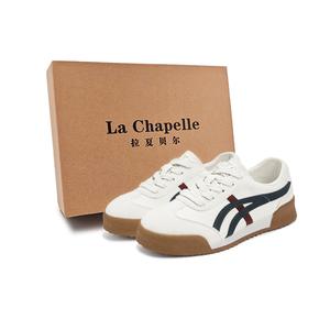 La Chapelle Нескользящие и износостойкие низкие повседневные туфли с увеличенным отскоком, женские, белые, синие