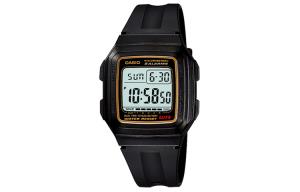 Мужские серые часы F-201WA-9A CASIO