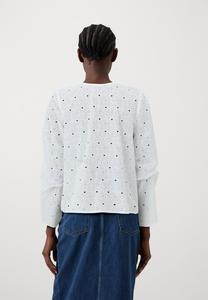 Блуза PCAVERY VNECK TIE Pieces, белый