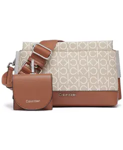 Бианка Сигнатьюр Регулируемая Сумка Через Плечо Calvin Klein, мультиколор