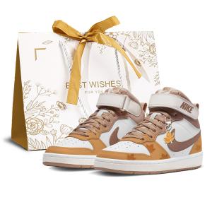 Детские скейтерские кеды Court Borough Nike, оранжевый