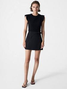 Мини-юбка Azra Sculpted French Connection, Black