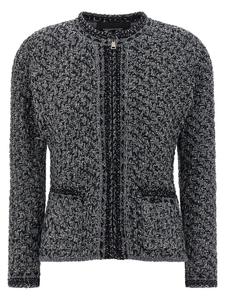 Твидовый пиджак Fabiana Filippi, синий