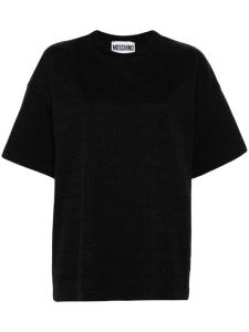 Moschino футболка с логотипом, черный