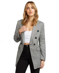 Слишком круто для работы Блейзер в клетку Belle & Bloom, мультиколор