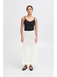 ICHI Юбка IXLACEY, стандартный крой, цвет Cloud Dancer