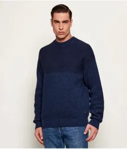 Свитер Картни regular fit Boss Orange, темно-синий