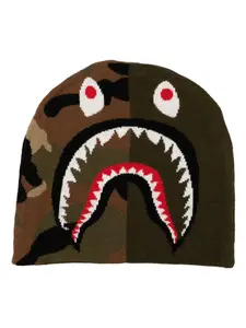 Шапка бини 1st shark A BATHING APE, зеленый