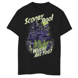 Футболка с рисунком «Скуби-Ду, где ты, загадочная банда, жуткий дом» для мальчиков 8–20 лет Licensed Character