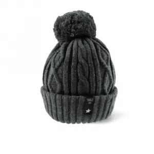 Вязаная шапка косами Branshes, цвет Charcoal Gray