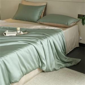Generic Комплект постельного белья из шелка тутового шелкопряда однотонный