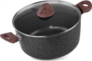 Кастрюля MagicHome Black Marble Line, 24 см, 4000 мл, с крышкой MAGICHOME