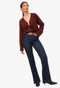 Кардиган с v-образным вырезом, прямого кроя. Friends Like These, Berry Red