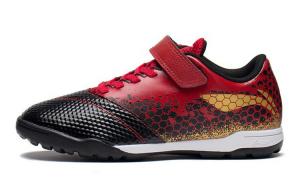 Детские футбольные бутсы GS Low-top черные/красные киноварь Lining Young