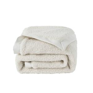 Флисовое одеяло Five Queens Court Vander Sherpa, белый