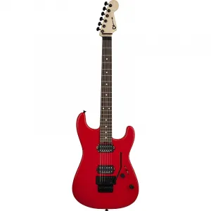 Электрогитара Charvel Pro-Mod Series San Dimas Style 1 HH FR RW, сатиновая Ferrari Red